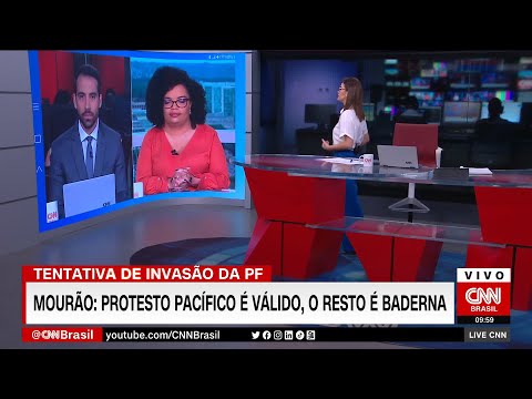 “Todo protesto ordeiro e pacífico é válido. O resto é baderna”, diz Mourão à CNN | LIVE CNN