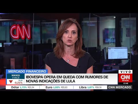 CNN MERCADO: Ibovespa opera em queda com rumores de novas indicações de Lula | 12/12/2022