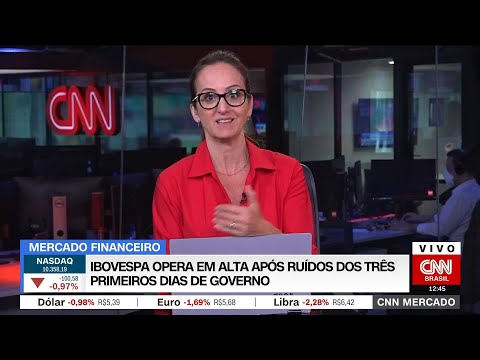 CNN MERCADO: Ibovespa opera em alta após ruídos nos primeiros dias de governo | 05/01/2023