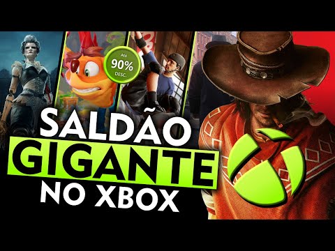 SALDÃO IMPERDÍVEL no XBOX com OFERTAS SENSACIONAIS LIBERADAS! MAIS de 400 jogos em PROMOÇÃO!