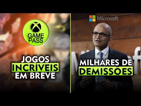 LANÇAMENTOS INCRÍVEIS no GAME PASS e DEMISSÕES EM MASSA na Microsoft! Últimas notícias do Xbox!