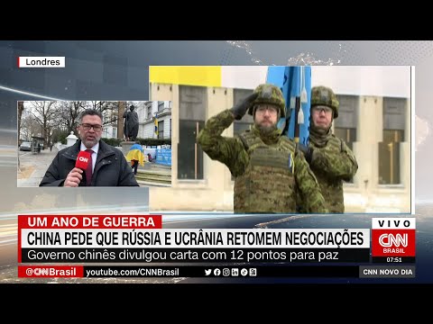 China pede que Rússia e Ucrânia retomem negociações | CNN NOVO DIA