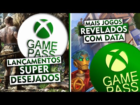 GAME PASS INCRÍVEL com LANÇAMENTOS MUITO DESEJADOS e MAIS CONFIRMADOS no XBOX!