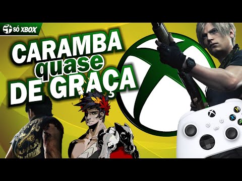 INSANO! JOGOS INCRÍVEIS quase DE GRAÇA AGORA no XBOX!