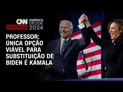 Professor: Única opção viável para substituição de Biden é Kamala | CNN PRIME TIME