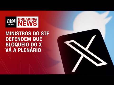 Ministros do STF defendem que bloqueio do X vá a plenário | CNN PRIME TIME