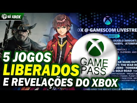 EITA! XBOX ANUNCIA REVELAÇÕES em EVENTO e 5 JOGOS LIBERADOS AGORA com GAME PASS!