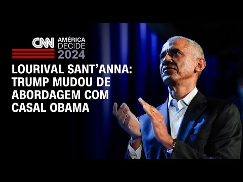 Lourival Sant’Anna: Trump mudou de abordagem com o casal Obama | CNN PrimeTime