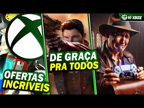 INDIANA JONES do XBOX no PS5, JOGÃO GRÁTIS e OFERTAS INCRÍVEIS AGORA!