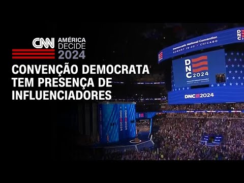 Convenção Democrata tem presença de influenciadores | CNN Prime Time