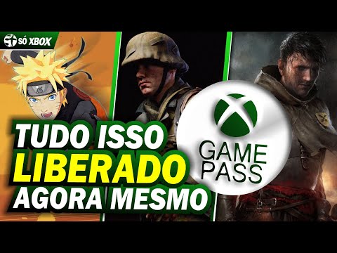 INSANO! TUDO ISSO LIBEROU AGORA com XBOX GAME PASS! TEM JOGÃO!