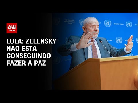 Lula: Zelensky não está conseguindo fazer a paz | CNN NOVO DIA