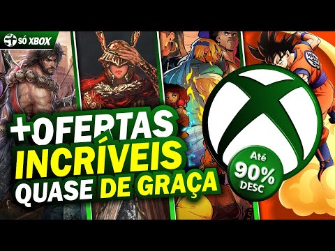 AÍ SIM! NOVAS OFERTAS INCRÍVEIS com jogos quase DE GRAÇA no XBOX!