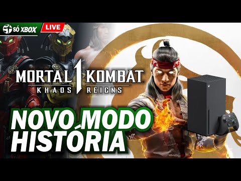 MORTAL KOMBAT 1 – O KAOS REINA no XBOX SERIESX! LIVE de LANÇAMENTO!