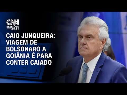 Caio Junqueira: Viagem de Bolsonaro a Goiânia é para conter Caiado | CNN PrimeTime