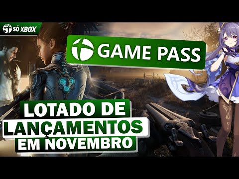 É ISSO AÍ! XBOX GAME PASS tá INCRÍVEL em NOVEMBRO de 2024! MUITOS LANÇAMENTOS!