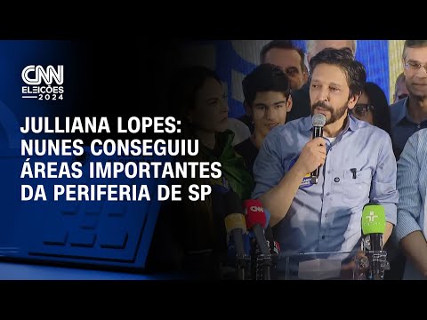 Julliana Lopes: Nunes conseguiu áreas importantes da periferia de SP | CNN ARENA