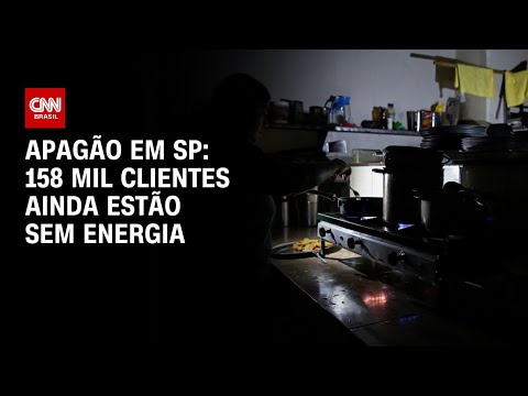 Apagão em SP: 158 mil clientes estão sem energia elétrica | CNN PRIME TIME