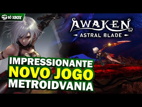 GAMEPLAY do INCRÍVEL AWAKEN: Astral Blade! METROIDVANIA FENOMENAL!