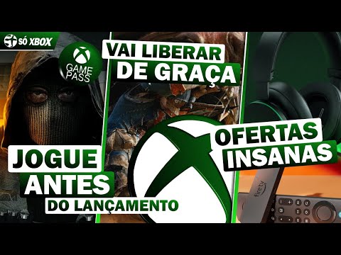 INSANO! JOGÃO de GRAÇA antes do LANÇAMENTO no XBOX, ÓTIMAS OFERTAS e MAIS!