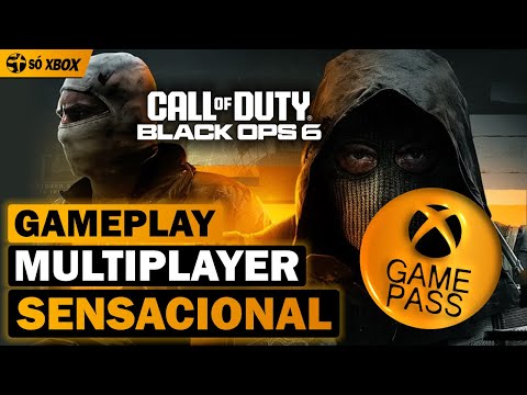 GAMEPLAY do MULTIPLAYER INCRÍVEL de CALL OF DUTY BLACK OPS 6 no XBOX GAME PASS!