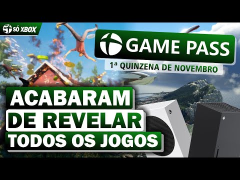 AGORA é OFICIAL! REVELAÇÃO do XBOX GAME PASS pra NOVEMBRO de 2024!