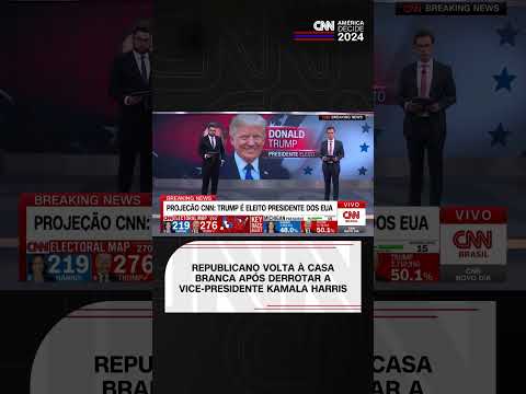 Donald Trump é eleito presidente dos Estados Unidos