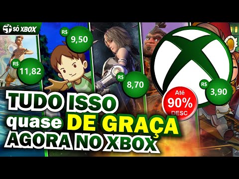 CARAMBA! SHOW de OFERTAS com jogos quase DE GRAÇA agora no XBOX! IMPERDÍVEL!