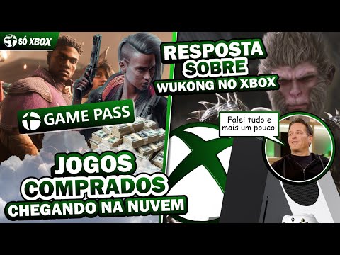 MUITAS REVELAÇÕES do XBOX e GAME PASS! JOGOS COMPRADOS na NUVEM, WUKONG no XBOX e MUITO MAIS!