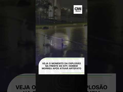 Imagens mostram ação de homem que morreu após explodir artefatos na Praça dos Três Poderes #Shorts