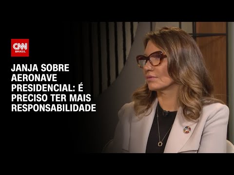 Janja sobre aeronave presidencial: É preciso ter mais responsabilidade | CNN ENTREVISTAS