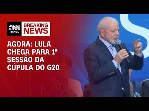 Agora: Lula chega para 1ª sessão da Cúpula do G20 | CNN NOVO DIA